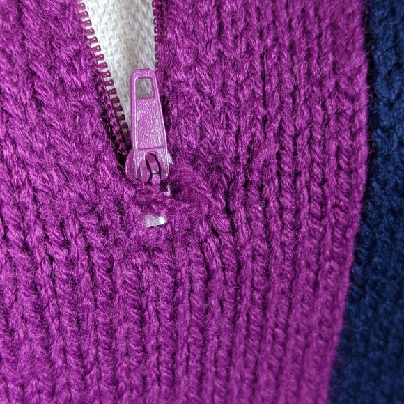 Sweater Stirrup 2 PC Pant Suit Vintage Color Block - Picture 7 of 7